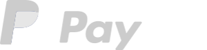 PayPal-Logo in Weiß - PayPal ist eine Zahlungsart bei RUNDAS