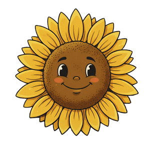Lächelde Sonnenblume