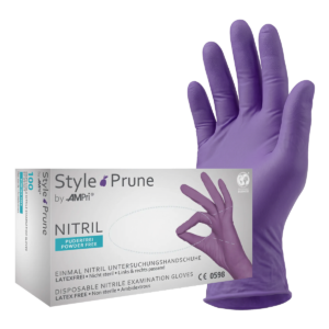 Style Prune - Nitrilhandschuhe violett, puderfrei, 100 Stück