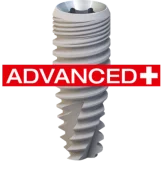 Keystone Dental Group - Implantat Paltop Advanced+ mit Schriftzug
